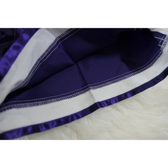 NWT 90s Y2K Vintage Adidas Spezial II Nylon Satin Soccer Shorts Purple Sz Small - Picture 11 of 12